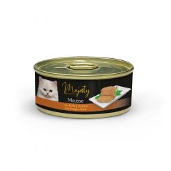 Majesty Adult Mousse de Pollo y Ternera lata para gatos