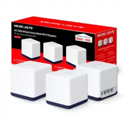 Mercusys Halo H50G (Pack 3) Sistema WiFi Mesh AC1900 Dual Band Gigabit