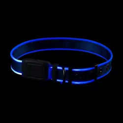 Nite Ize NiteDog Collar LED Recargable Azul para perros