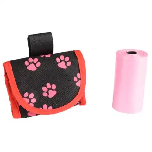 Flamingo Portabolsas Rosa para Cinturón para perros