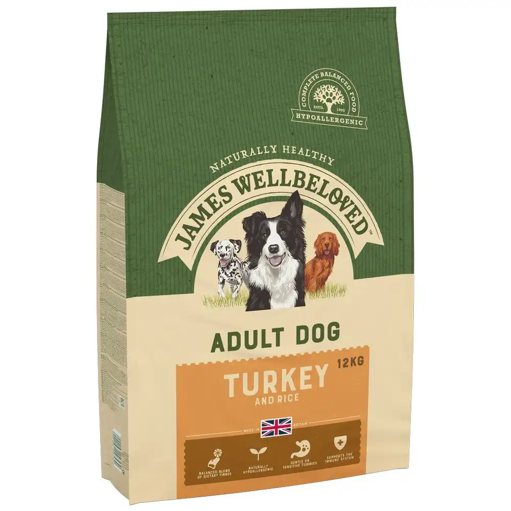 James Wellbeloved Adult Pavo y arroz - 12 kg