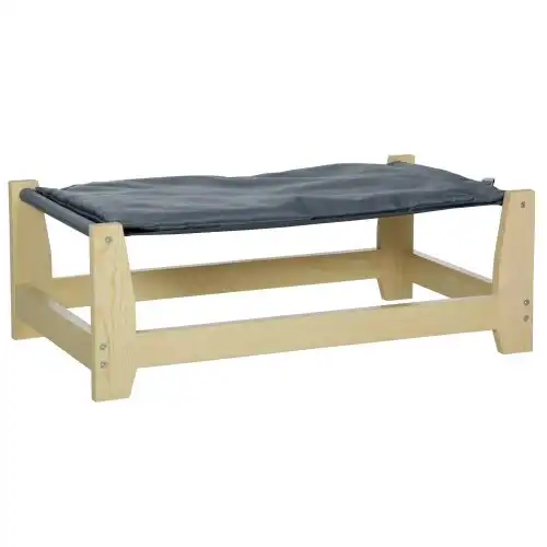 PawHut cama elevada gris para perros