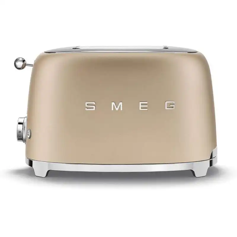 Smeg TSF01 Tostadora 2 Rebanadas 950W Oro