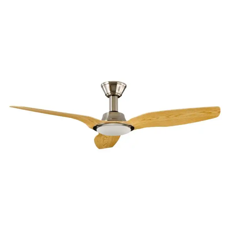 Sulion Sonet Ventilador de Techo con Luz y Mando 26W Níquel/Madera