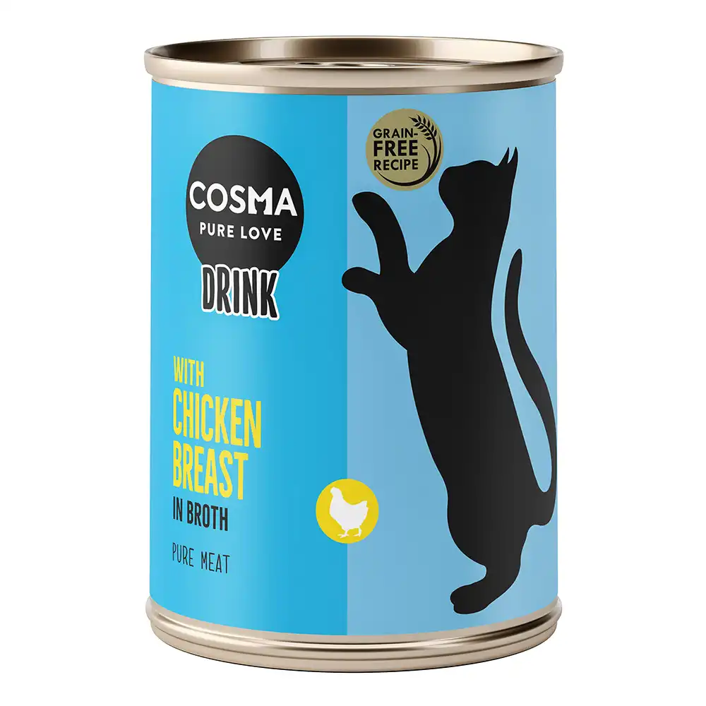 Cosma Drink bebida para gatos 6 x 100 g - Pechuga de pollo