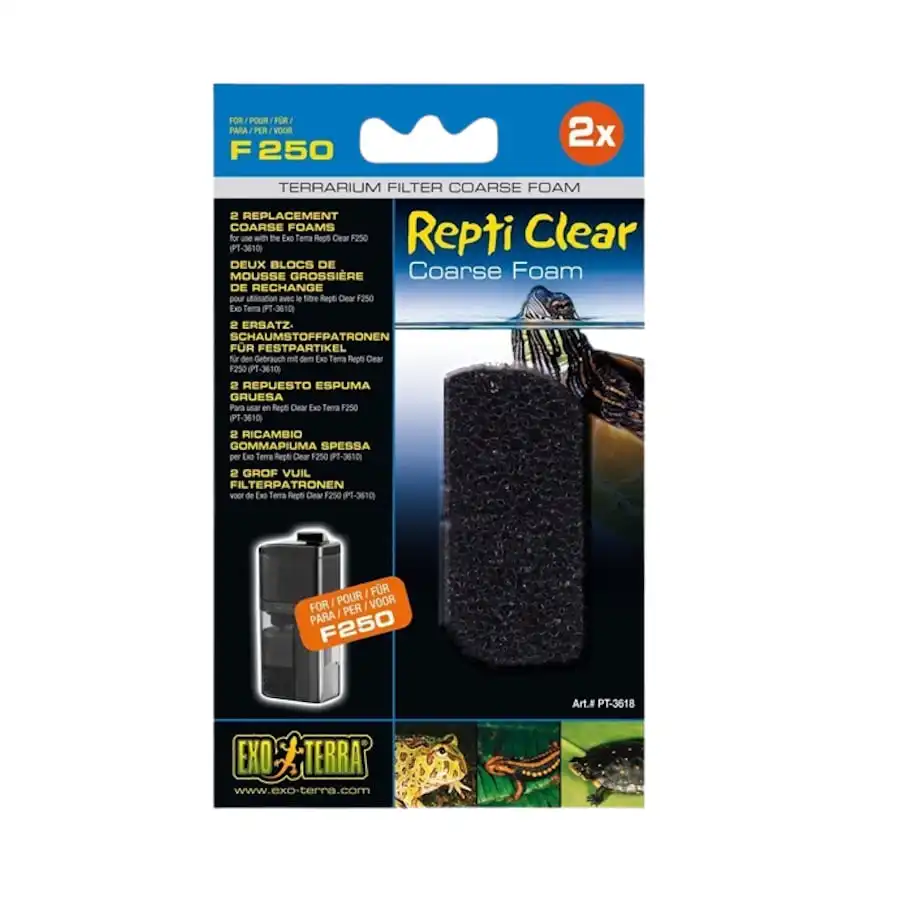 Recambio Foamex grueso para filtros Repti Clear Exo Terra F250