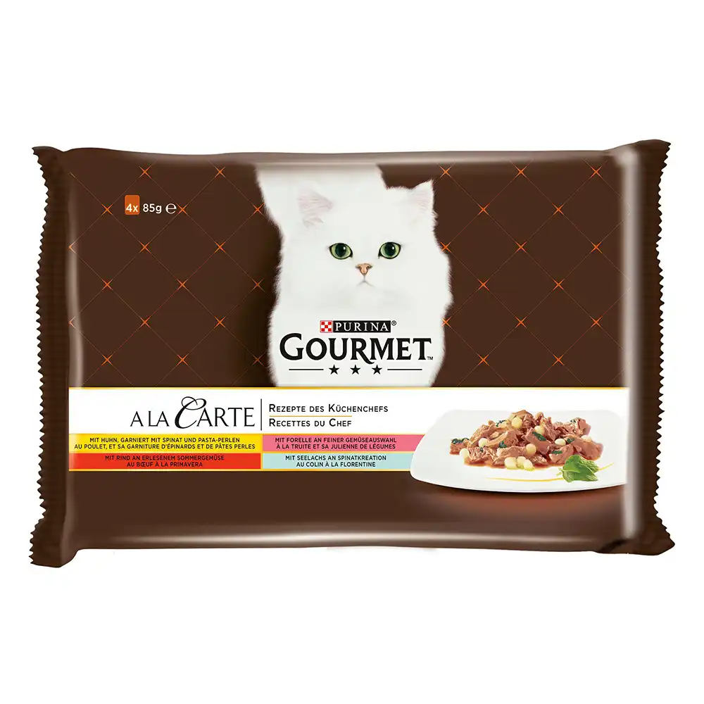 Gourmet a la Carte en sobres 4 x 85 g - Las recetas del Chef