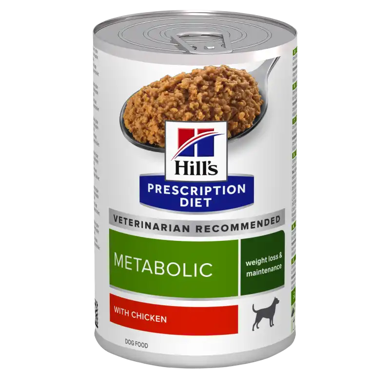 Hills prescription diet Canine Metabolic advance weight solution (lata) 370 x12, 4.44 kg