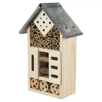 Hotel De Insectos Madera De Pino Y Pizarra 18x29x10 Cm Trixie