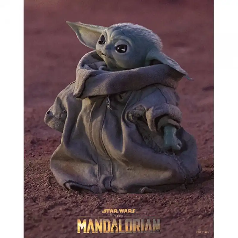 Pyramid Póster 3D Star Wars The Mandalorian Grogu