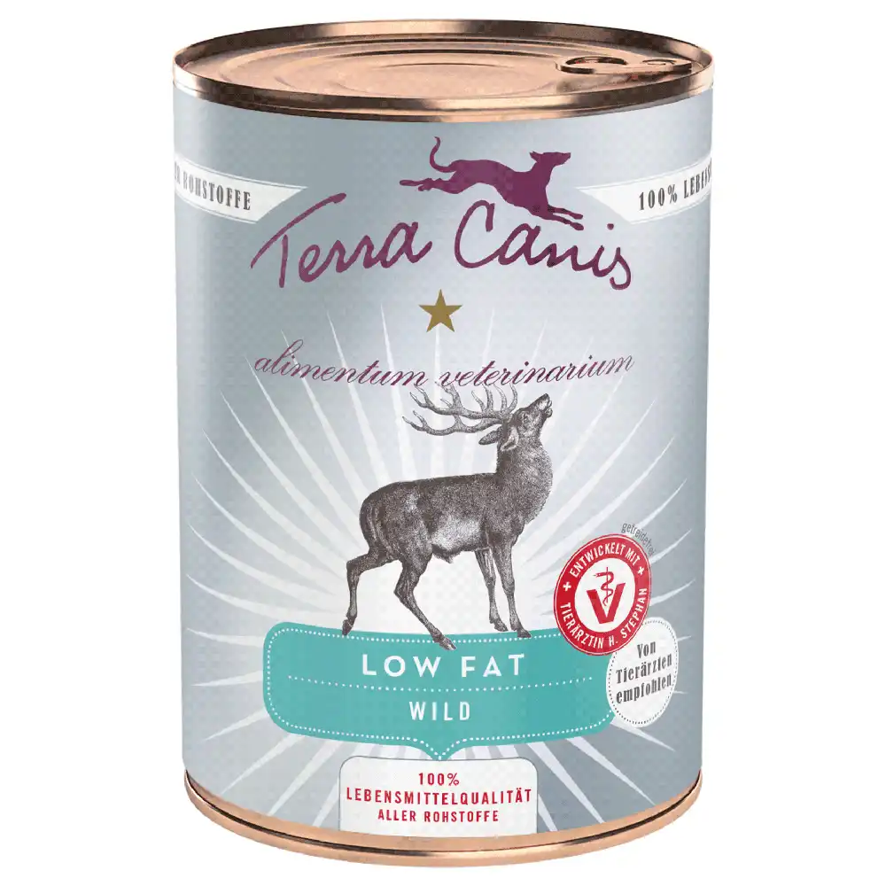 Terra Canis Alimentum Veterinarium Low Fat 6 x 400 g - Caza