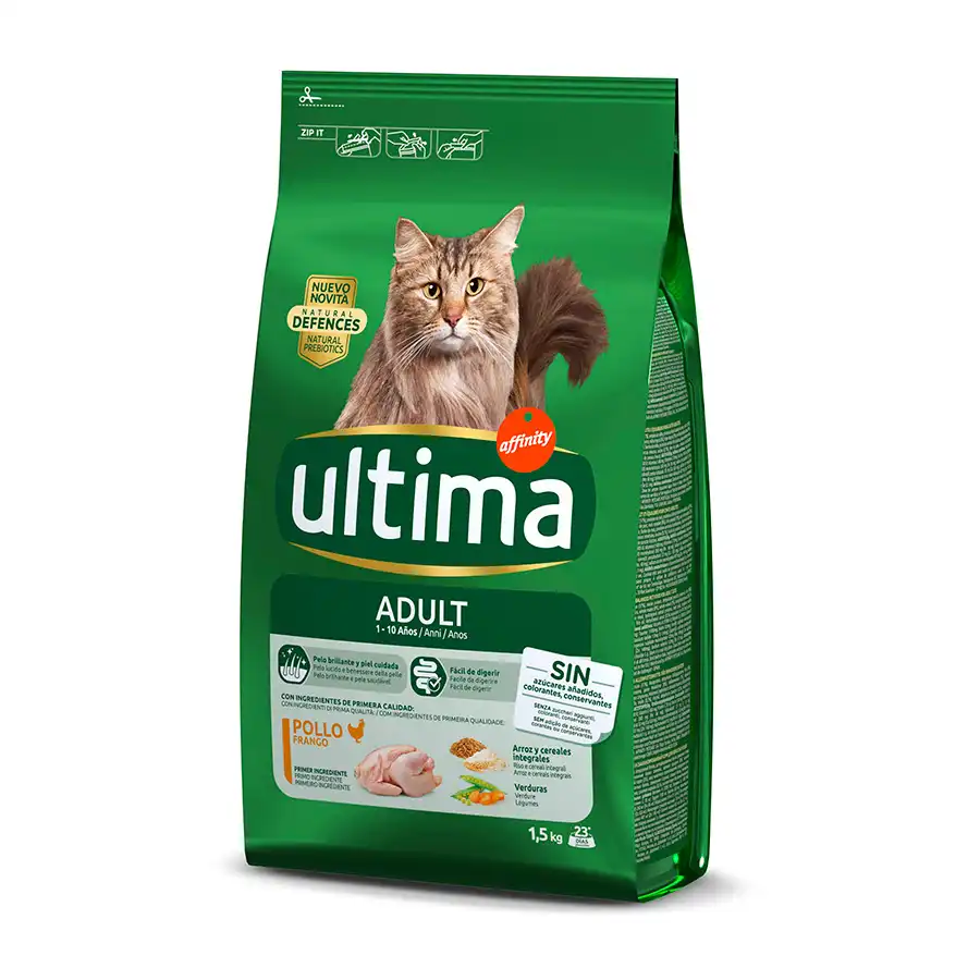 Ultima Adult Pollo para gatos 1.5 Kg.