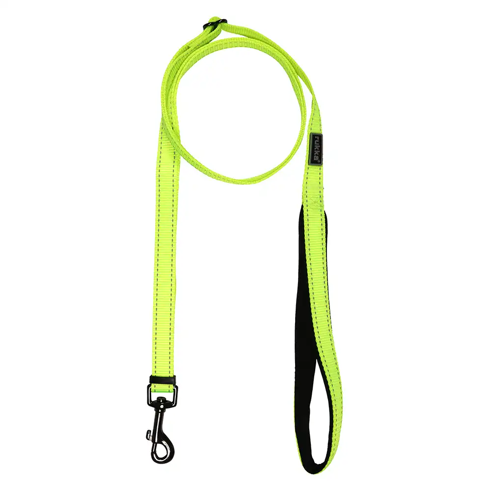 Correa Rukka® Bliss Neon, amarilla - Talla M: 200 cm de largo, 20 mm de ancho