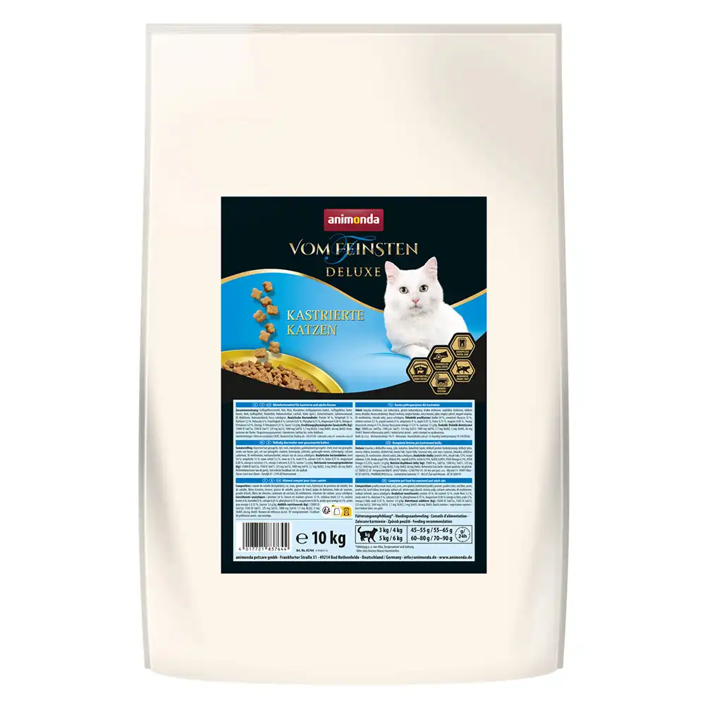 Animonda vom Feinsten Deluxe para gatos esterilizados - 10 kg