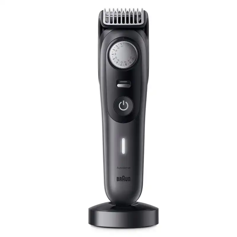 Braun BeardTrimmer 9 BT9441 Recortadora de Barba Inalámbrica Negra/Gris
