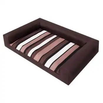 Cama Para Perro Victoria Talla Xxl: 118x78x20 Marron Con Rayas