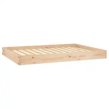 Cama Para Perros Madera Maciza De Pino 101,5x74x9 Cm Vidaxl