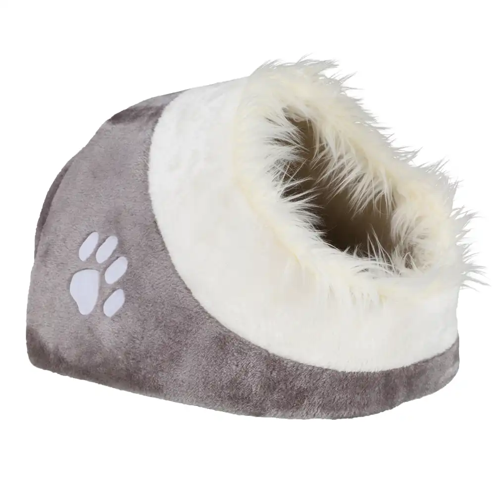 Cueva Minou Trixie para gatos - Gris y blanco