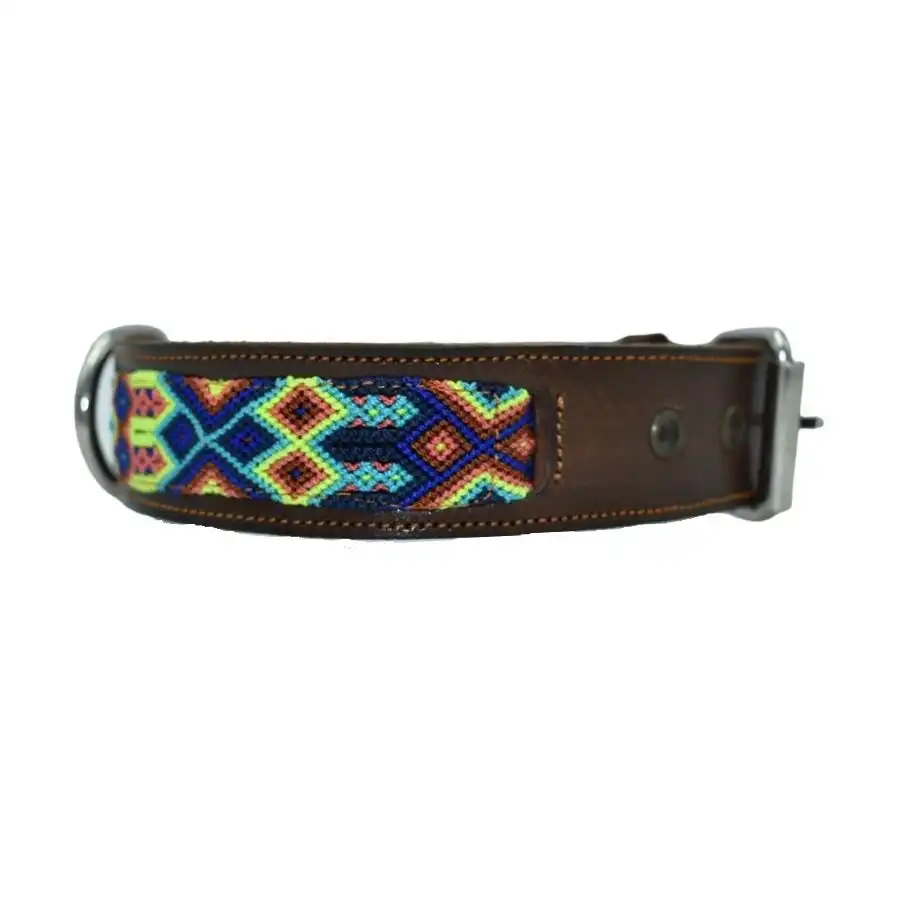 LOYAL COLLAR DE PIEL ARTESANAL TALLA L PARA PERROS