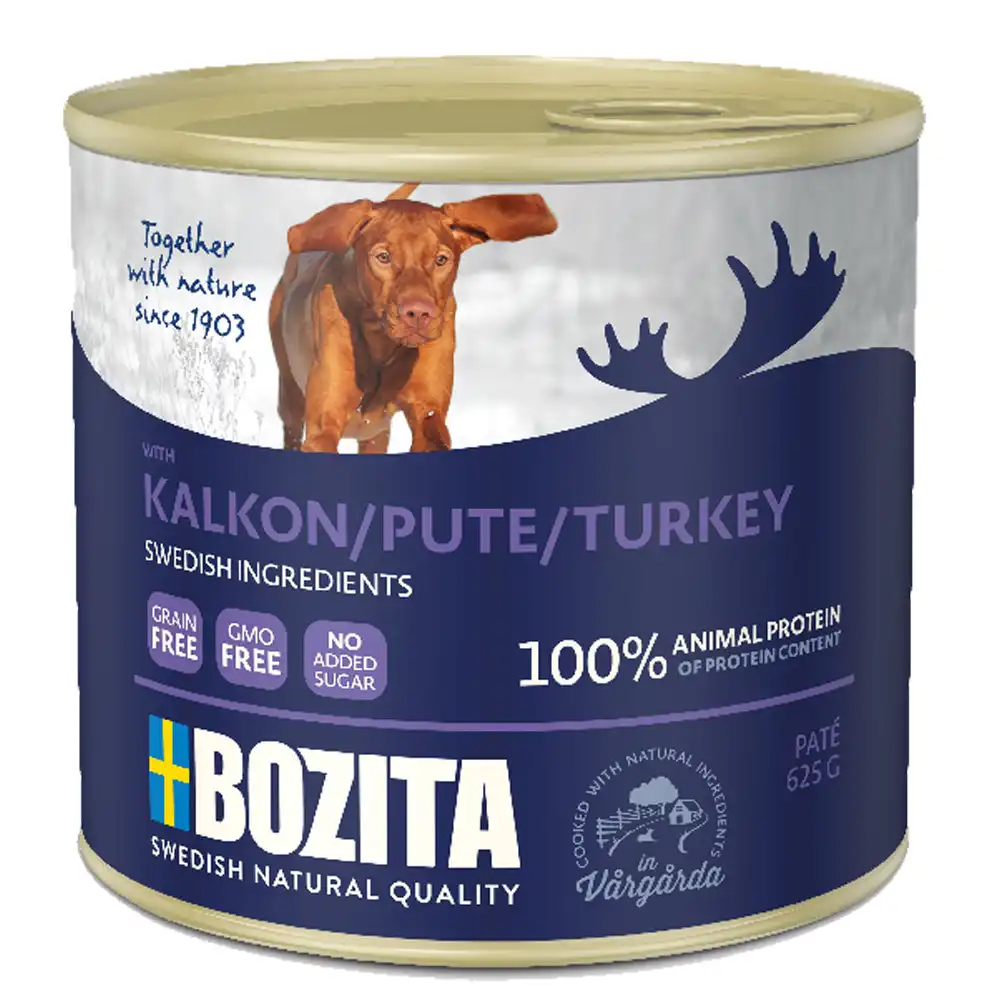 Bozita Paté lata 6 x 625 g  - con pavo