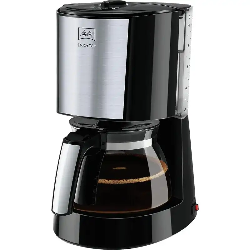 Melitta Enjoy II Top 1017-04 Cafetera de Filtro 10 Tazas Negro/Acero Inoxidable