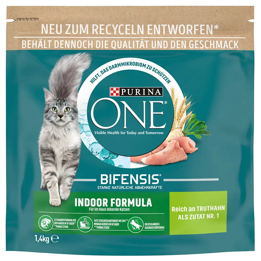 Purina ONE Indoor Formula pienso para gatos de interior - 1,4 kg