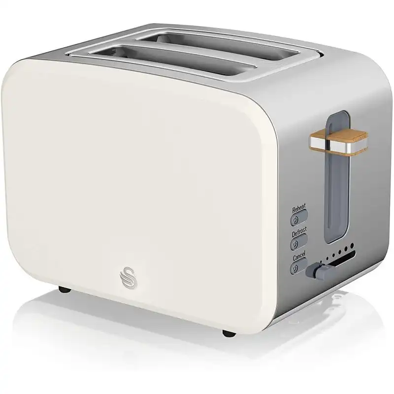Swan Nordic Tostadora 2 Rebanadas 900W Blanco