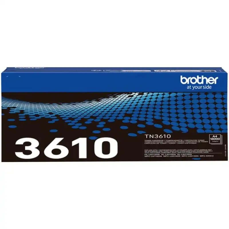 Tóner Original Brother TN3610 Negro