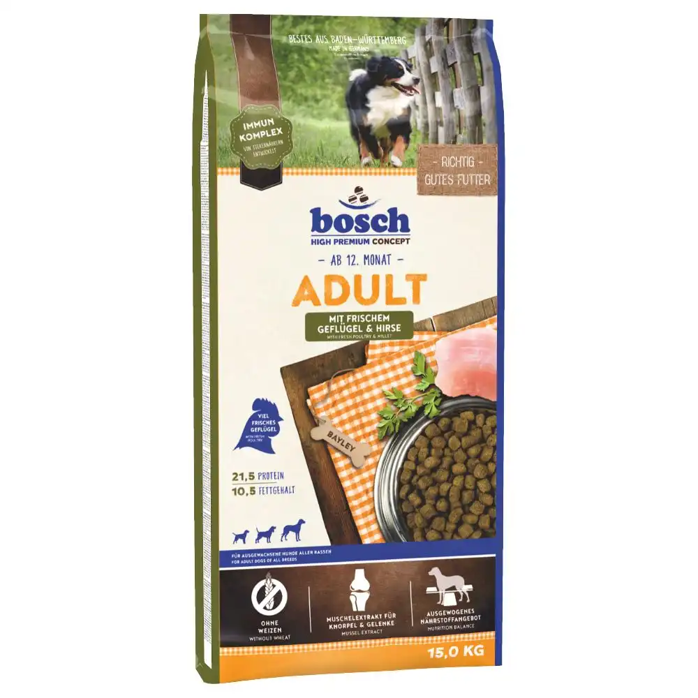 Bosch Adult con ave y mijo - 15 kg