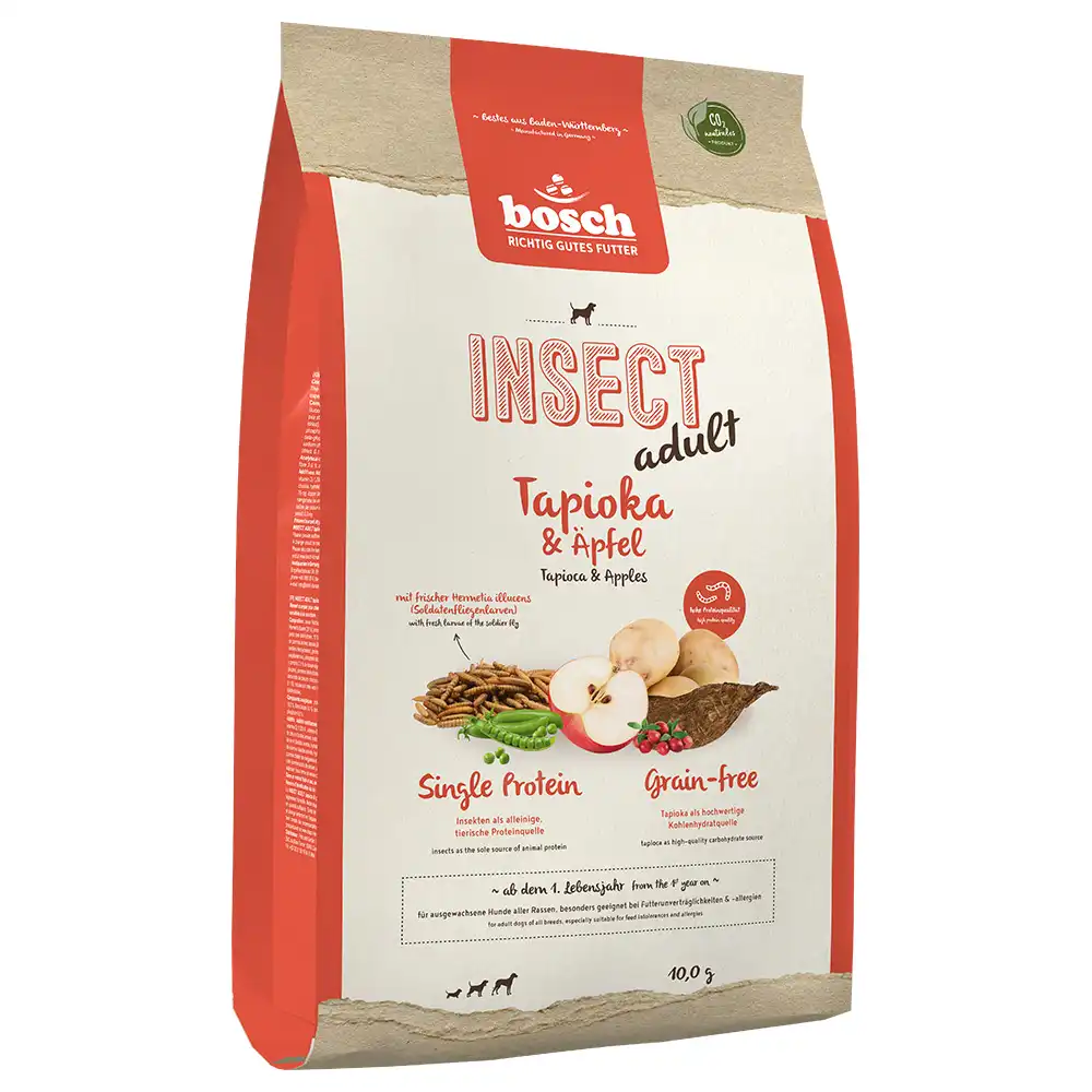 bosch HPC Adult Insect con manzana y tapioca pienso para perros - 10 kg