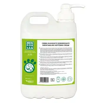 Crema Suavizante Desenredante Menforsan 5 L Para Perros Y Gatos Especial Pelo Largo