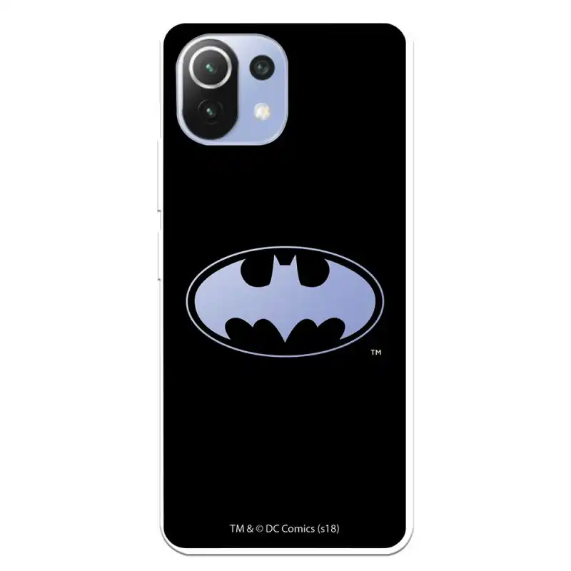 Funda Oficial de DC Comics Batman Logo Transparente para Xiaomi Mi 11 Lite
