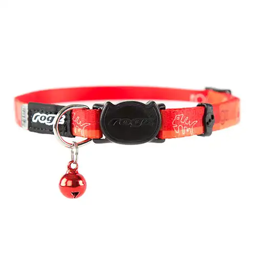 Rogz Kiddycat Collar Naranja para gatos