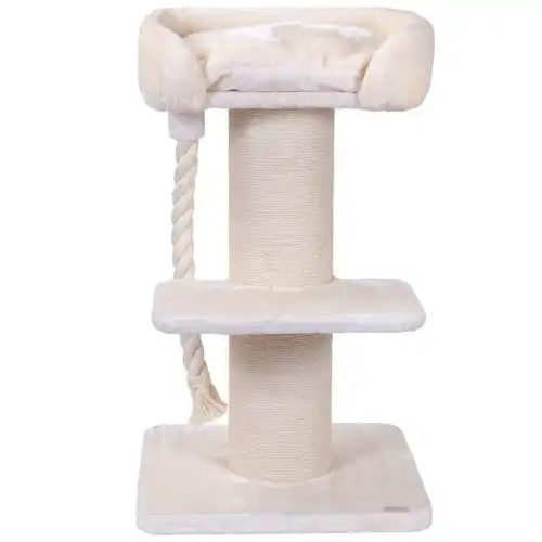 Árbol rascador Ruffles para gatos color Blanco