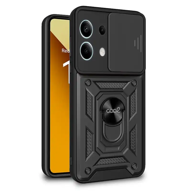 Cool Carcasa Hard Ring Negro para Xiaomi Redmi Note 13 5G