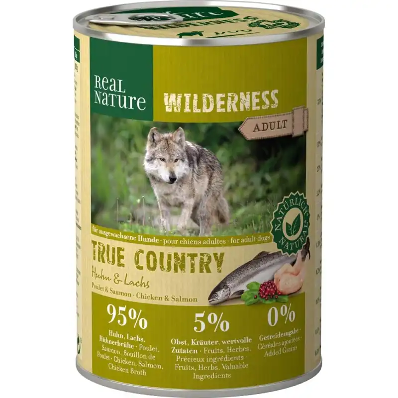 Real Nature Wilderness Latas Perros Adultos Pollo Pescado, Unidades 1 x 6 Latas 400 gr