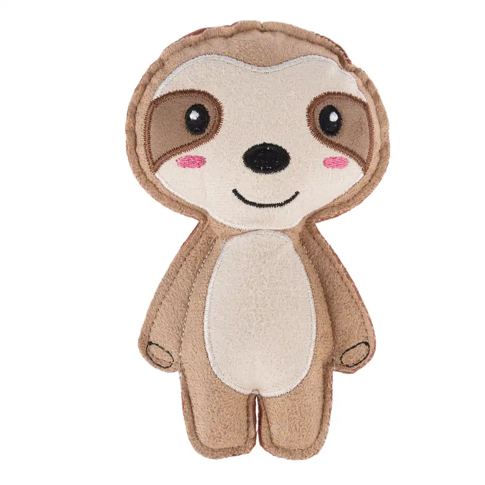 TIAKI Squeaky Sloth oso perezoso de peluche para perros - 17 x 10 x 4 cm (L x An x Al)