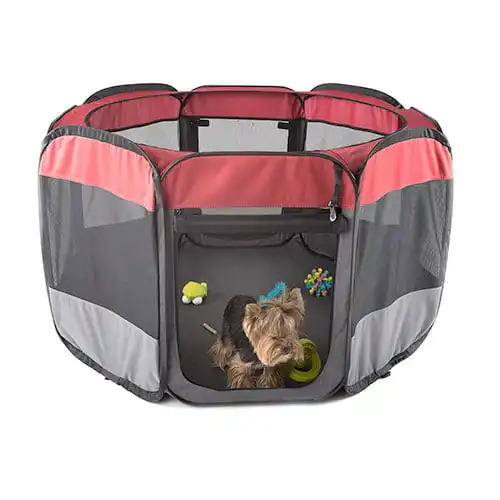 TK-Pet Parque Plegable de Lona para mascotas