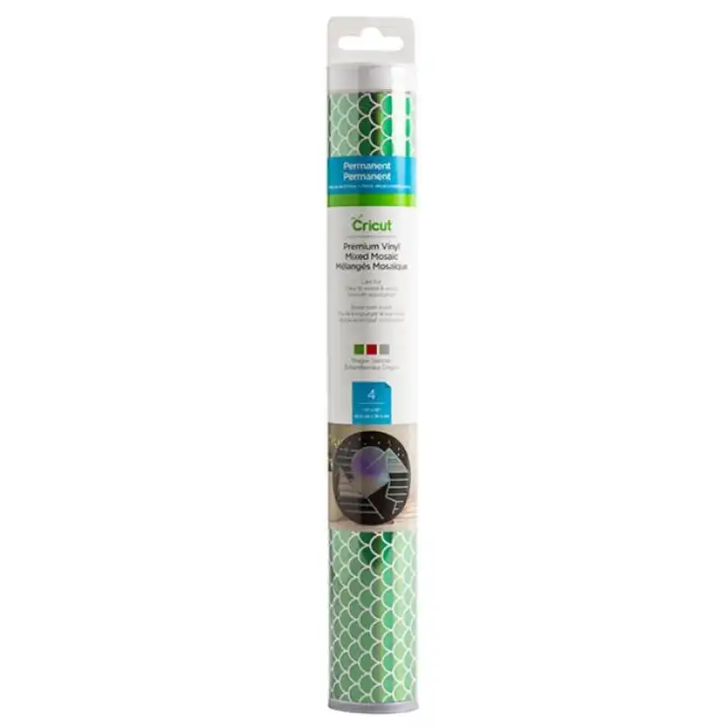 Cricut Premium Vinyl Colección Mosaico Vinilo de Transferencia Térmica Permanente Dragón