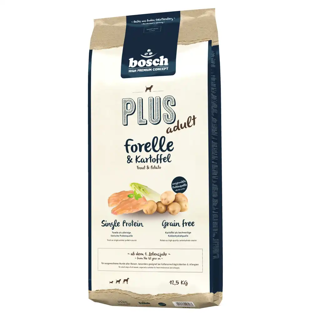 Bosch Plus con trucha y patata - 12,5 kg