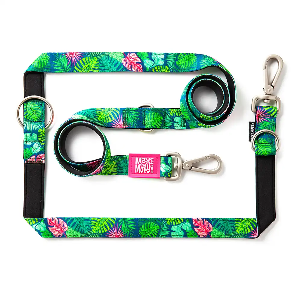 Correa ajustable Max & Molly Tropical para perros - Talla L: 200 x 2,5 cm (L x An)