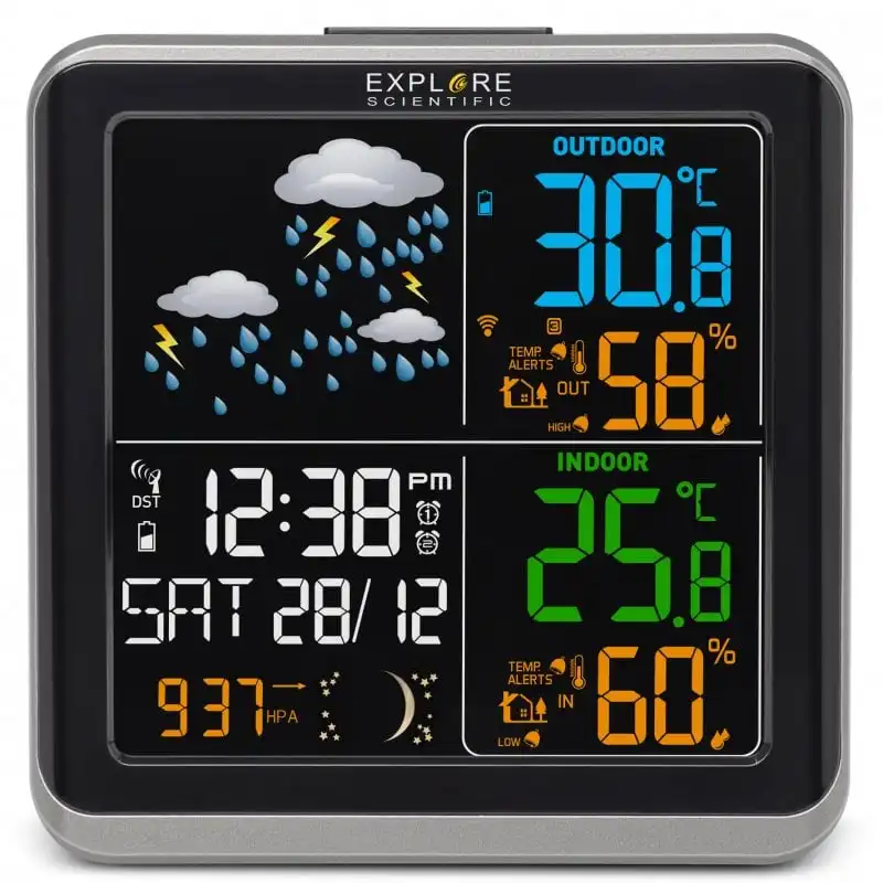 Explore Scientific WSH4008 Estación Meteorológica con Sensor Externo