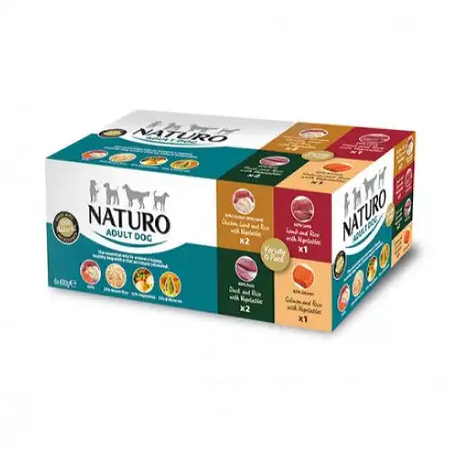 Naturo tarrinas para perros - Multipack 6