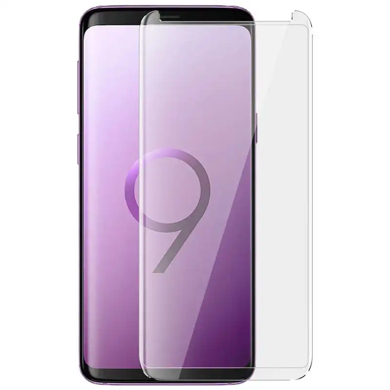 Avizar Protector Cristal Templado con Bordes Curvos para Samsung Galaxy S9