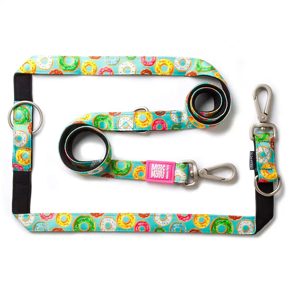 Correa ajustable Max & Molly Donuts para perros - Talla S: 200 x 1,5 cm (L x An)