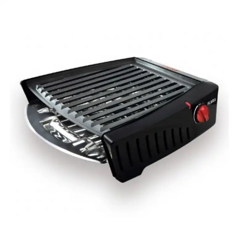 Flama 4211FL Kamado Parrilla/Barbacoa de Mesa 2000W Negra