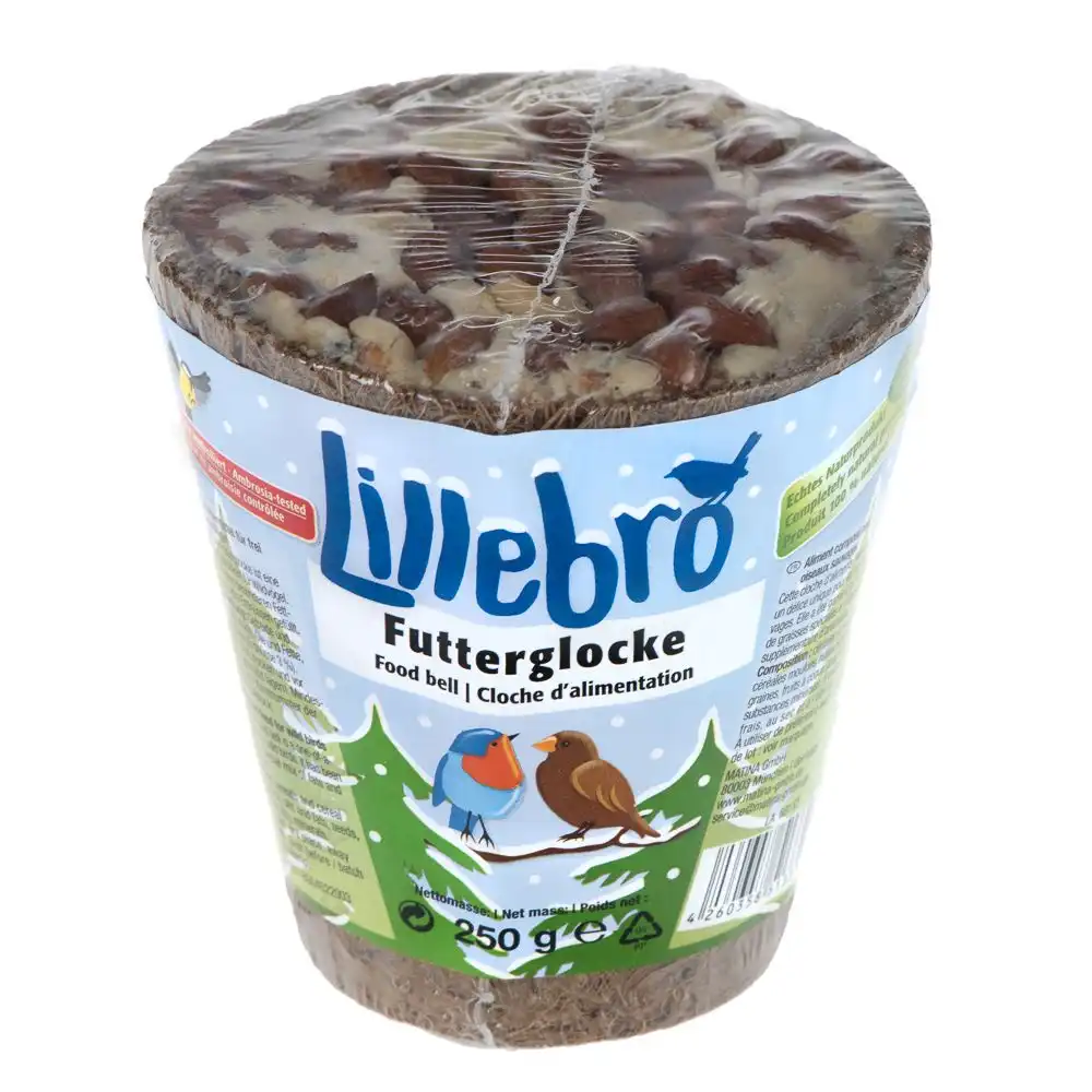 Lillebro campana con comida para aves silvestres - 250 g