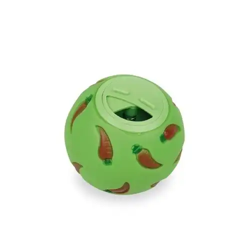 Pelota para esconder snacks para perros color Verde