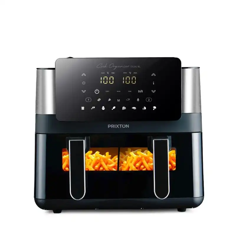 Prixton Cook Organics Dual Freidora Sin Aceite 8l 2000w