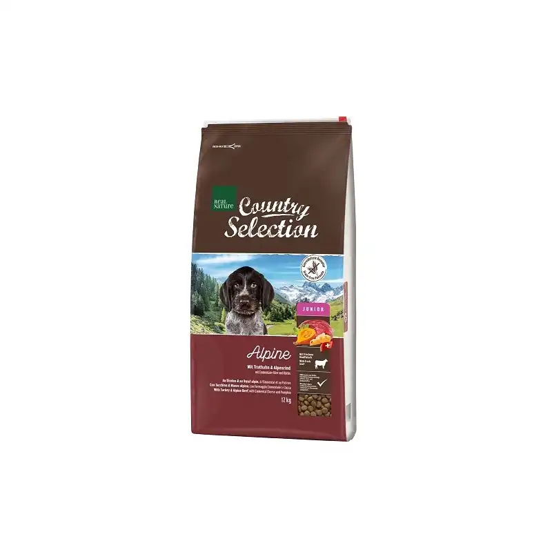 Real Nature Country Selection Alpine Pienso Para Perros Junior, Peso 12 Kg